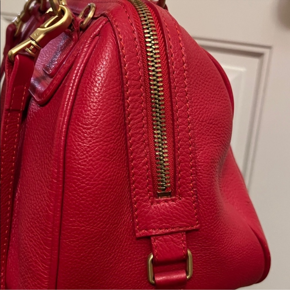 Samantha Thavasa Red Leather Handbag - Picture 7 of 8